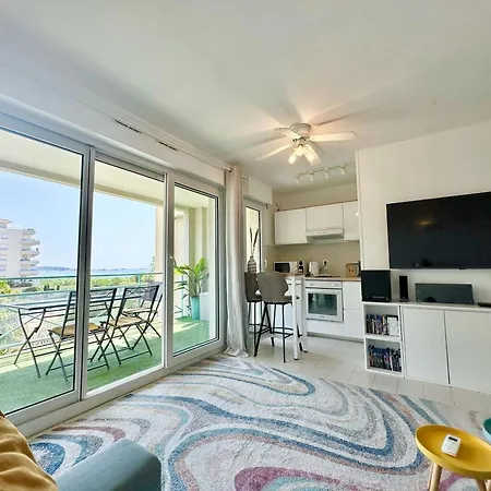 2Bed Seaview Swimming Pool Beach On Footparking * Antibes