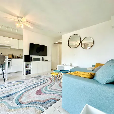2bed Seaview Swimming Pool On Footparking 公寓 昂蒂布